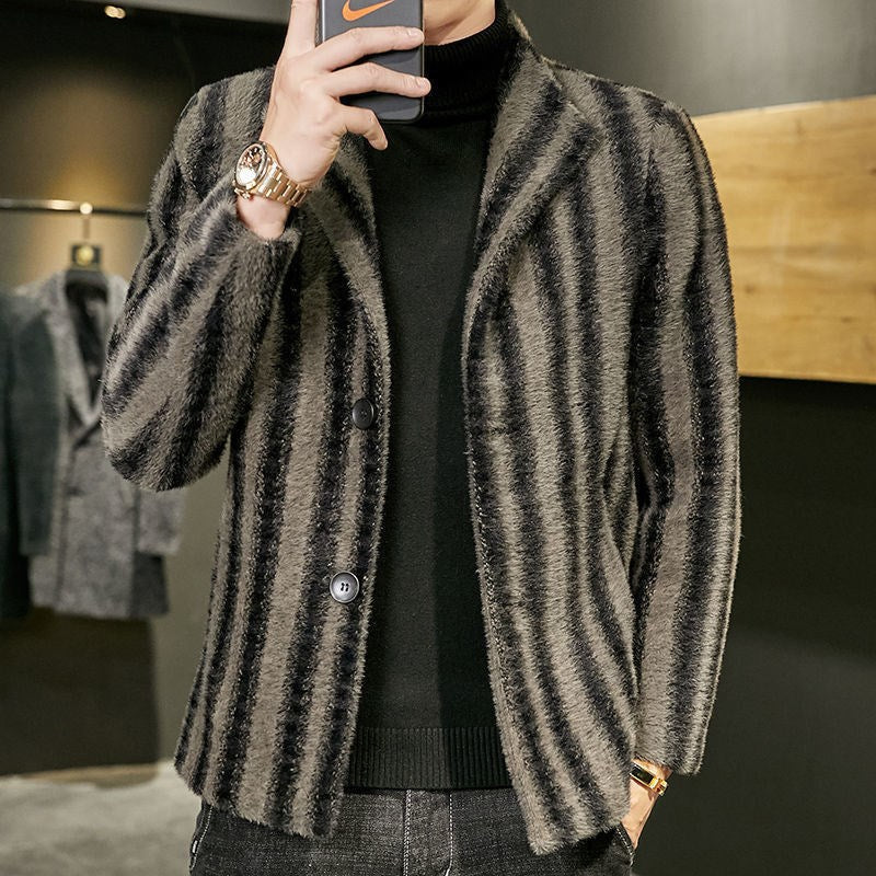 Men's New Stand-up Collar Windbreaker jacket