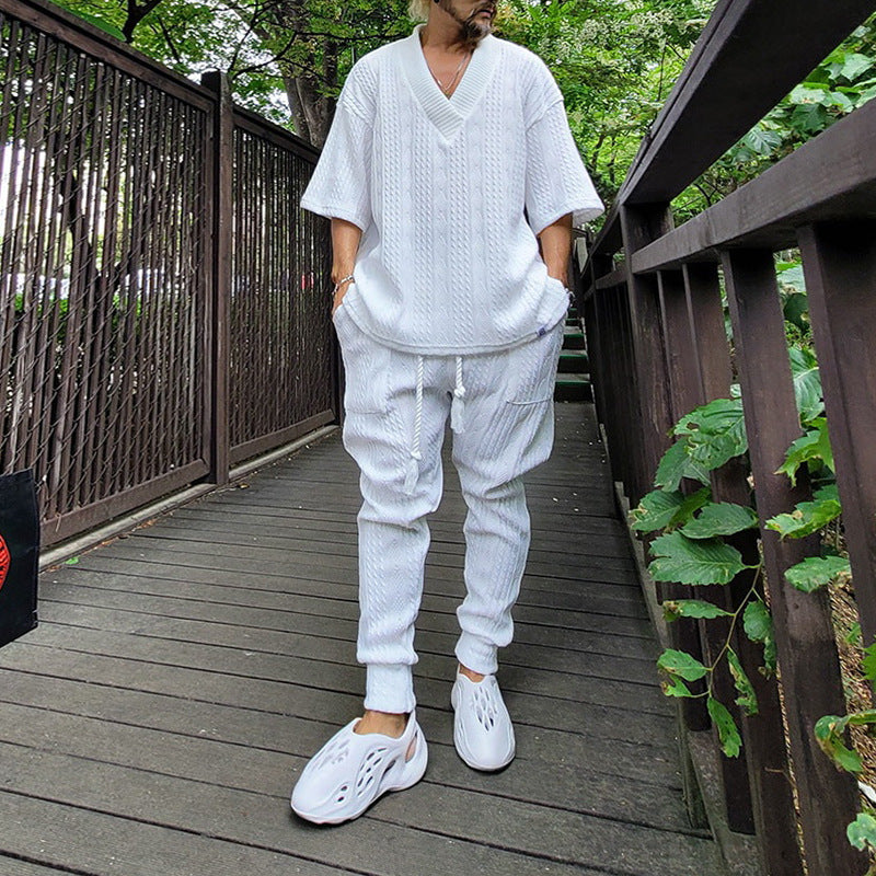 Casual Sweater Suit Men's