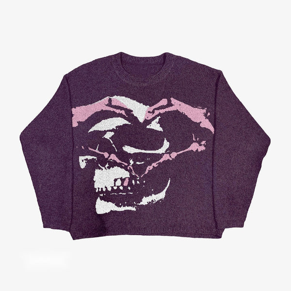 Men's Casual Round Neck Loose Pullover Sweater