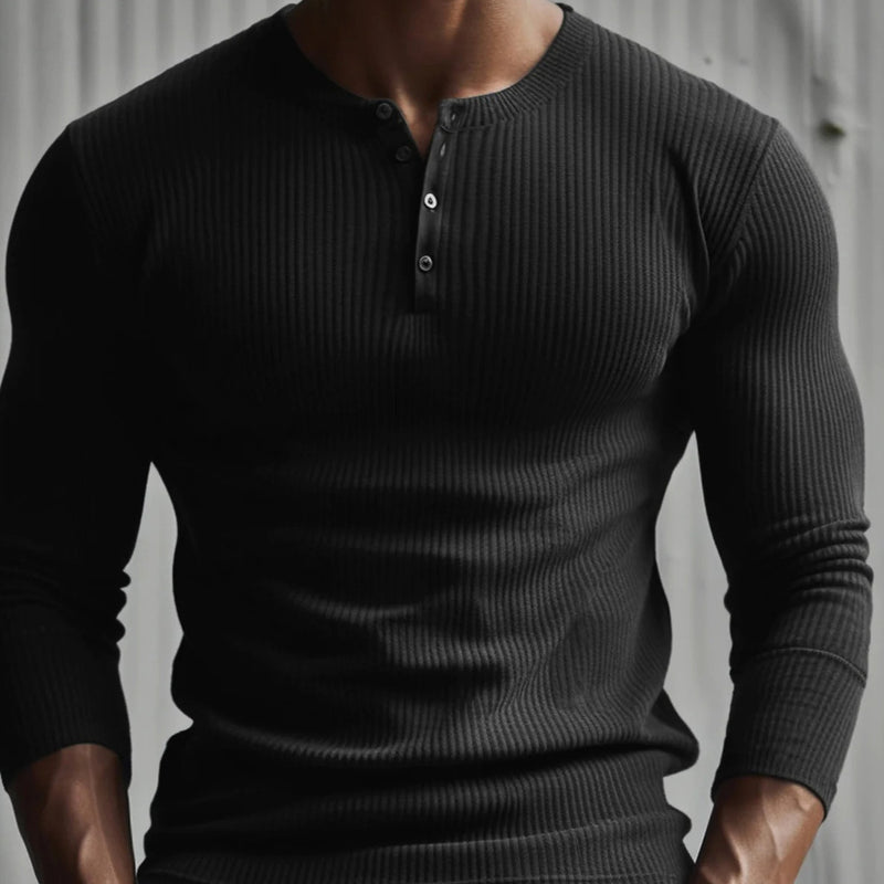 Men's Slim Fit Radian Workout Long Sleeve Sports T-shirt