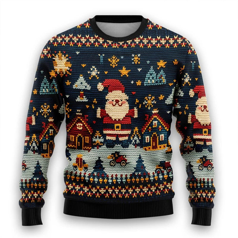 Personalized Christmas Thick Needle Sweater
