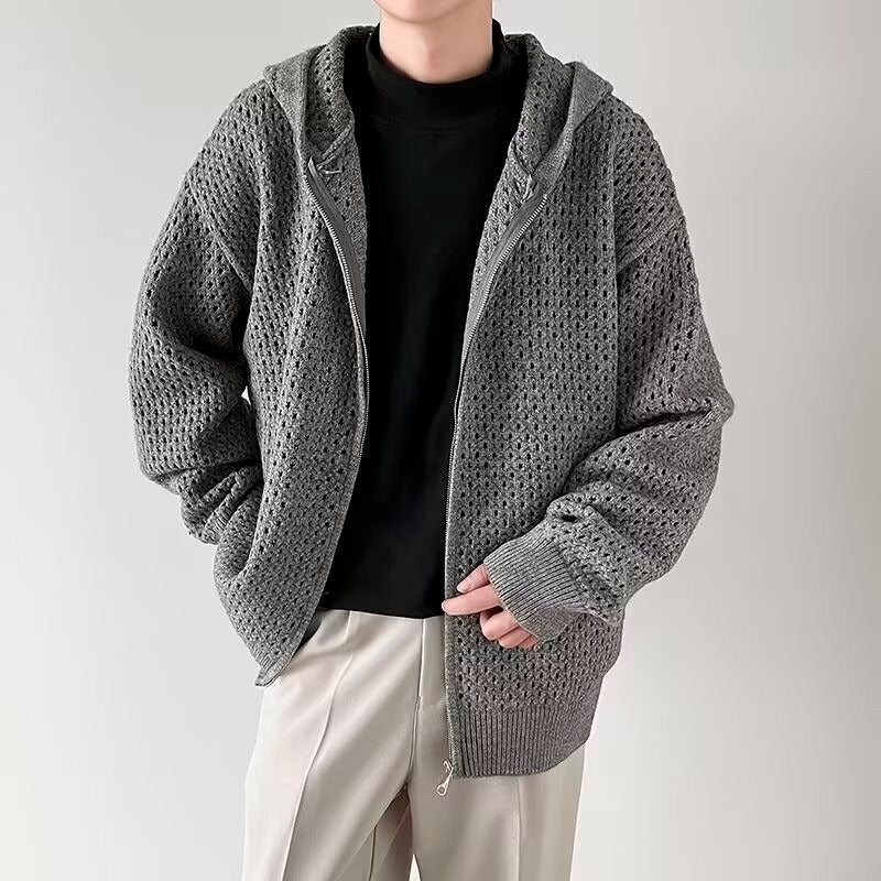 Men's Hooded Casual Breathable All-matching Sweater