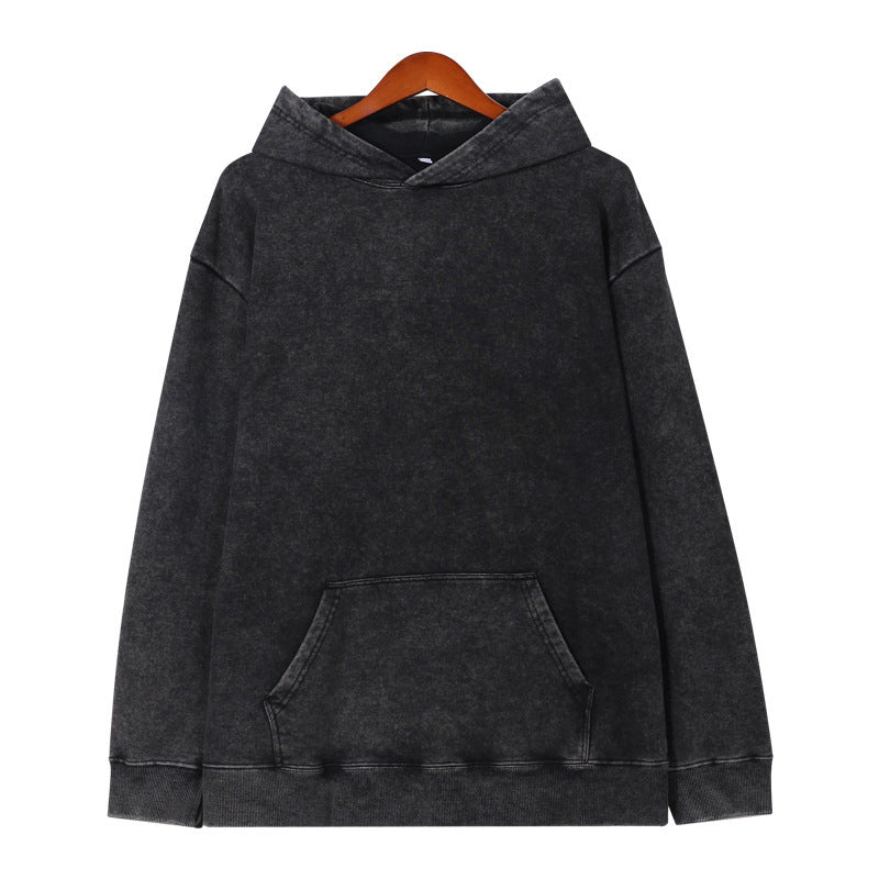 Men's Retro Fried Snowflake Baggy hoodie