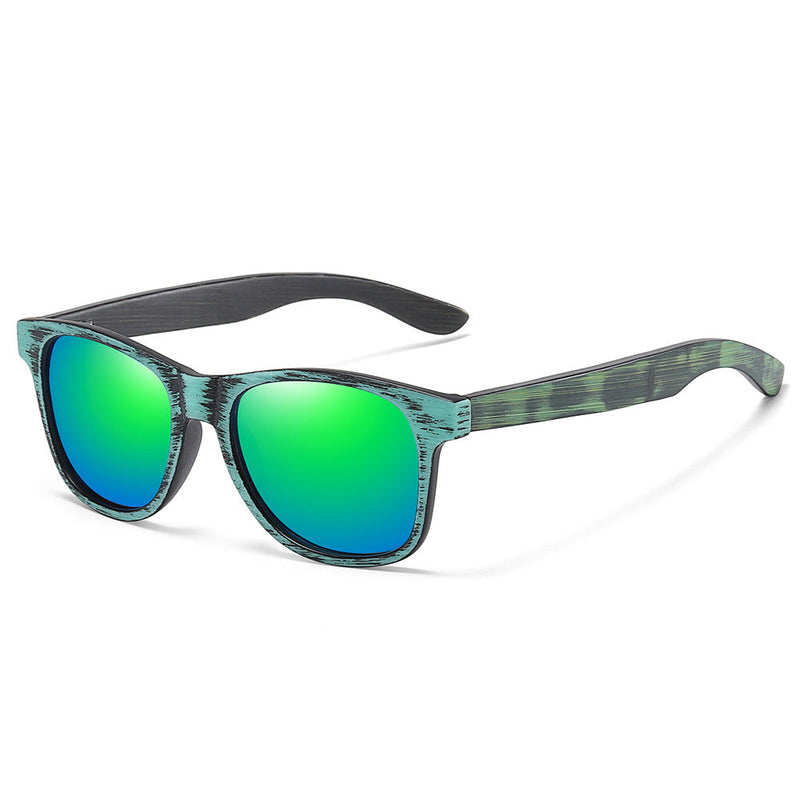 Retro wooden feet wooden frame polarizer