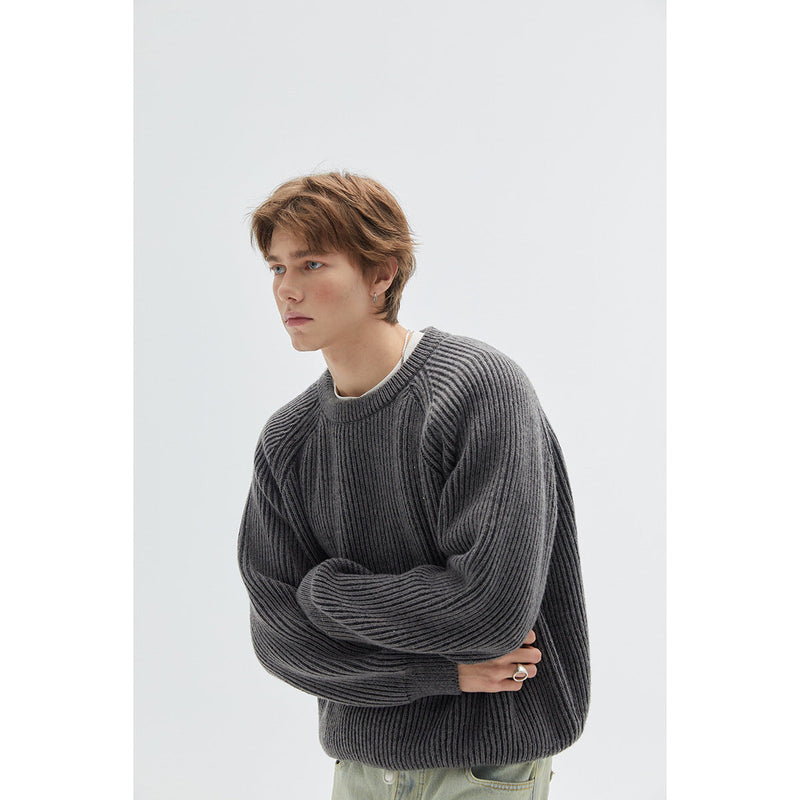 Retro Brocade Sweater Men