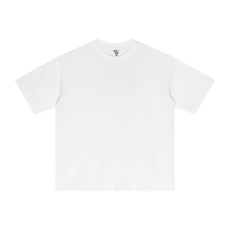 Street Long-staple Cotton Solid Color Short Sleeve t-shirt