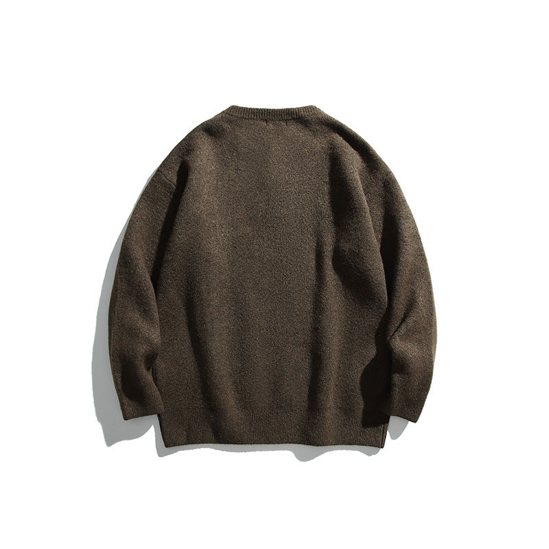 Men's Twist Braid Cardigan Sweater