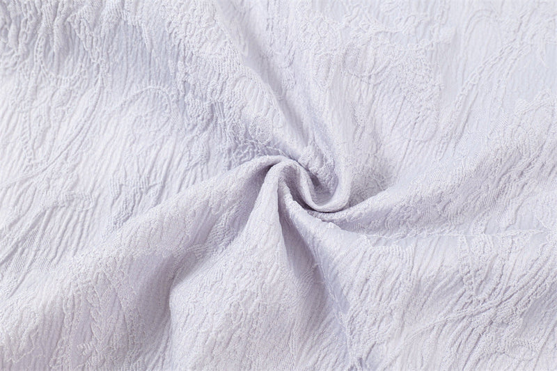 Pleated Texture Long Sleeve Shirt