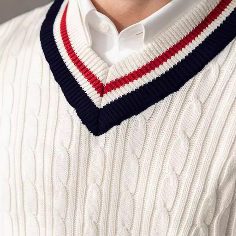 Cardigan V-neck Sweater