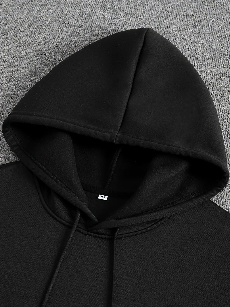 Men's Casual Fleece-lined Hoodie