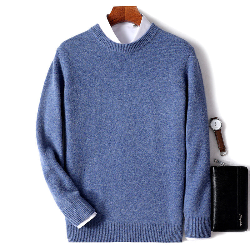Men's Thickened Pullover Sheep Fur Sweater