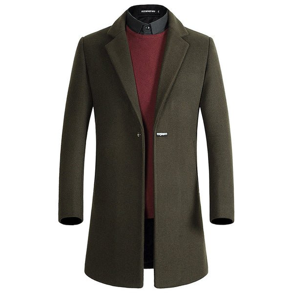 Men's Casual Slim fit trench Coat
