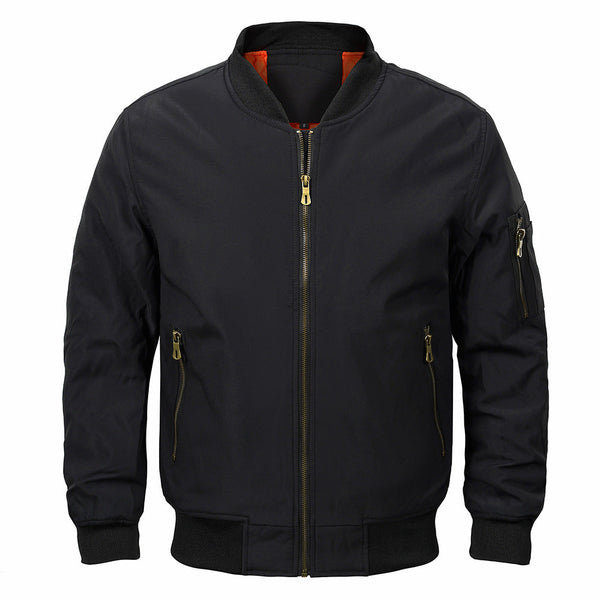 Men's Plus-sized Flight Jacket
