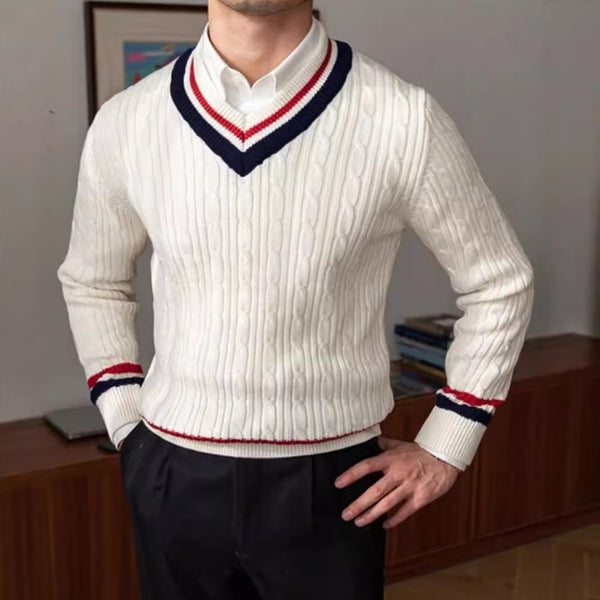 Cardigan V-neck Sweater
