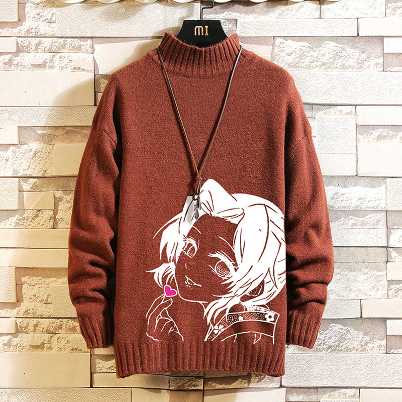 Men's Trendy Warm Fleece Thick Sweater