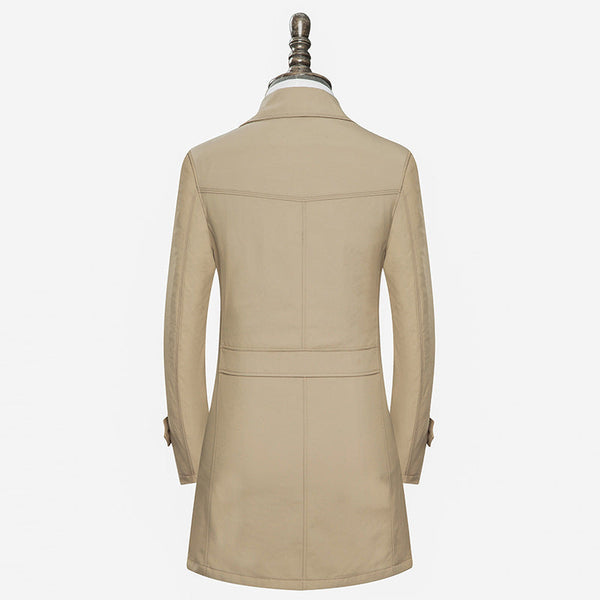 Slim handsome trench coat men