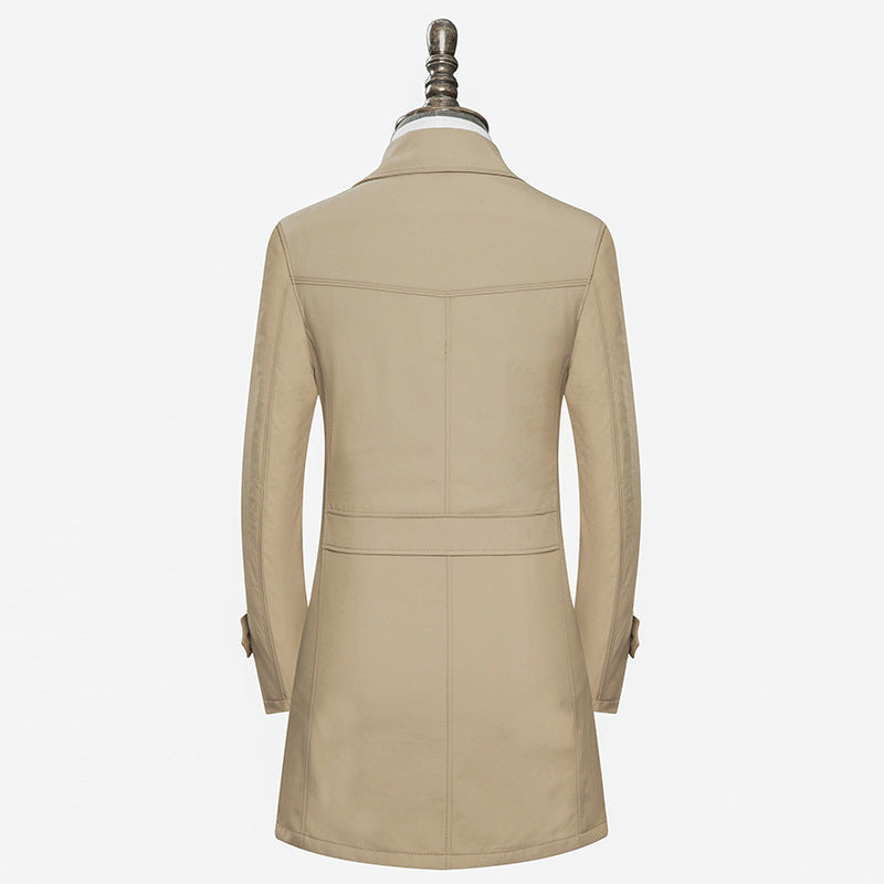 Slim handsome trench coat men