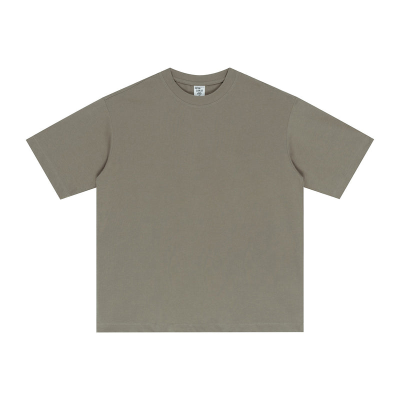 Street Long-staple Cotton Solid Color Short Sleeve t-shirt