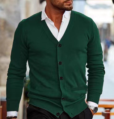 Men's  Autumn And Winter Sweater Coat