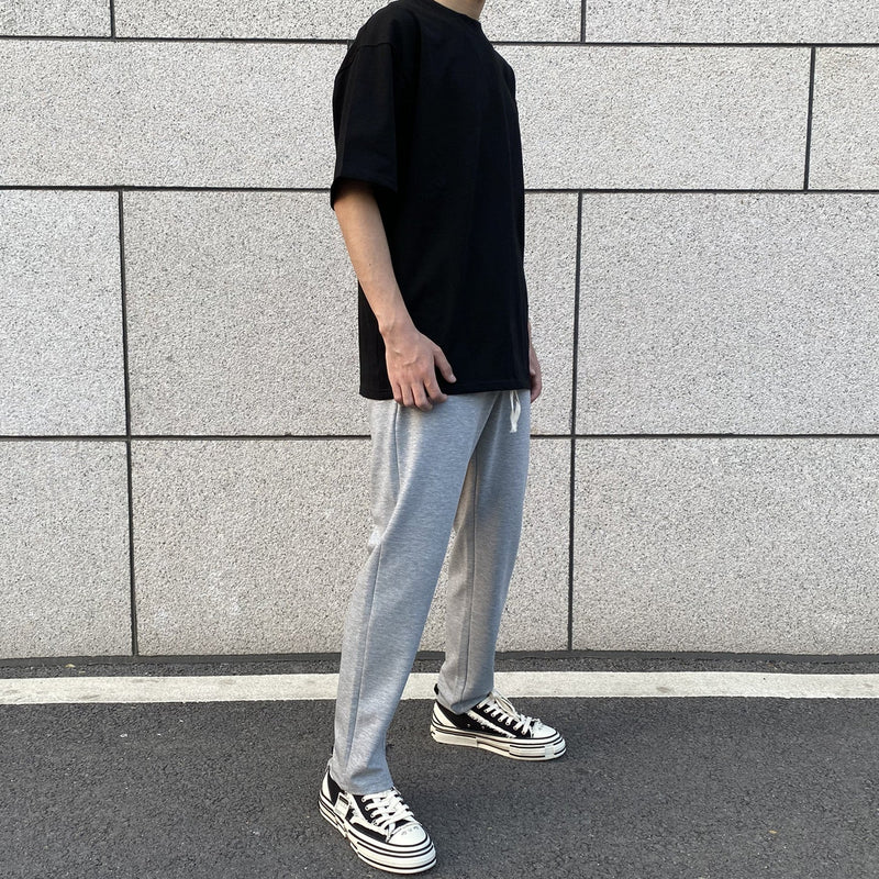 Long Trousers Loose Straight High Street Spring And Autumn