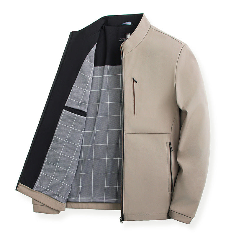 Men's Solid Color Jacket