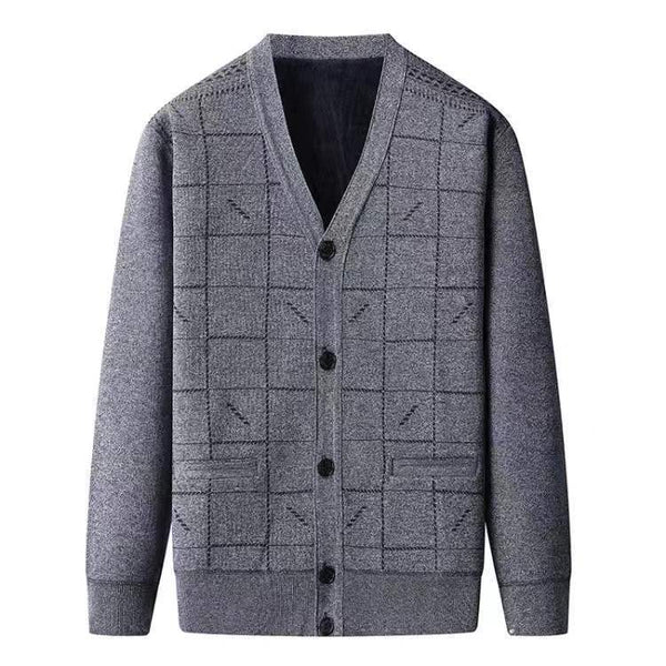 Spring And Autumn Men's Long Sleeve Plus-sized Oversized Sweater