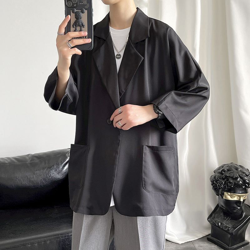Leisure Fashion Loose Three-quarter Sleeve Suit Jacket