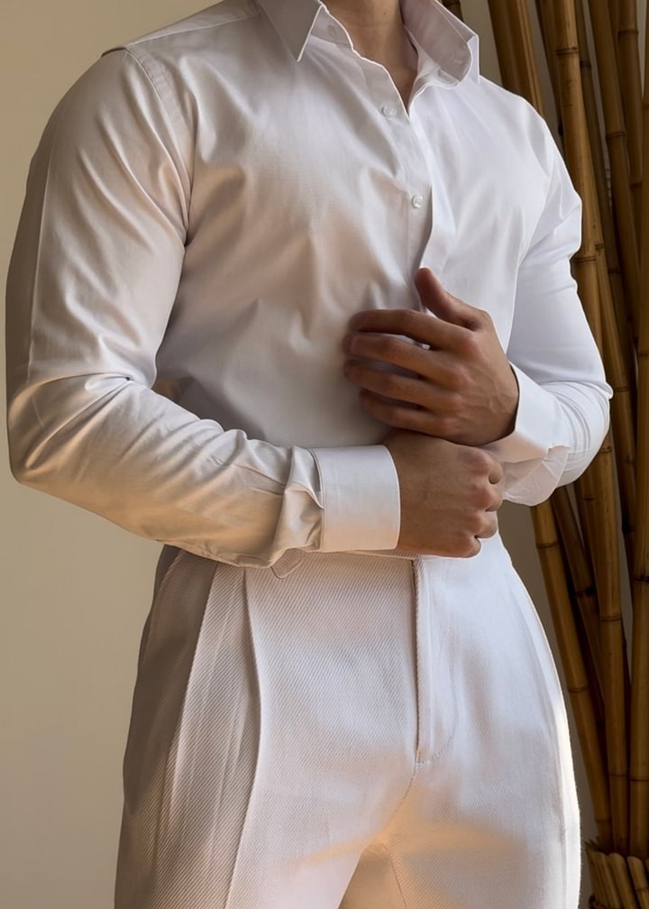 Men's Long Sleeve slim Shirt