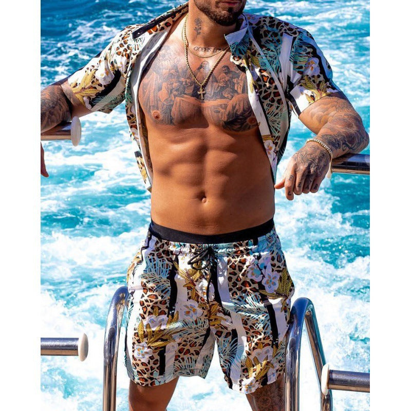 Men's Hawaii Casual Printing Short Sleeve Shirt