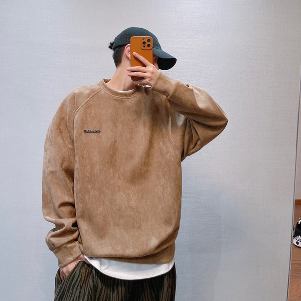 Deerskin Cashmere Crewneck Sweater