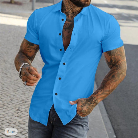 Men's Casual Solid Color Shirt