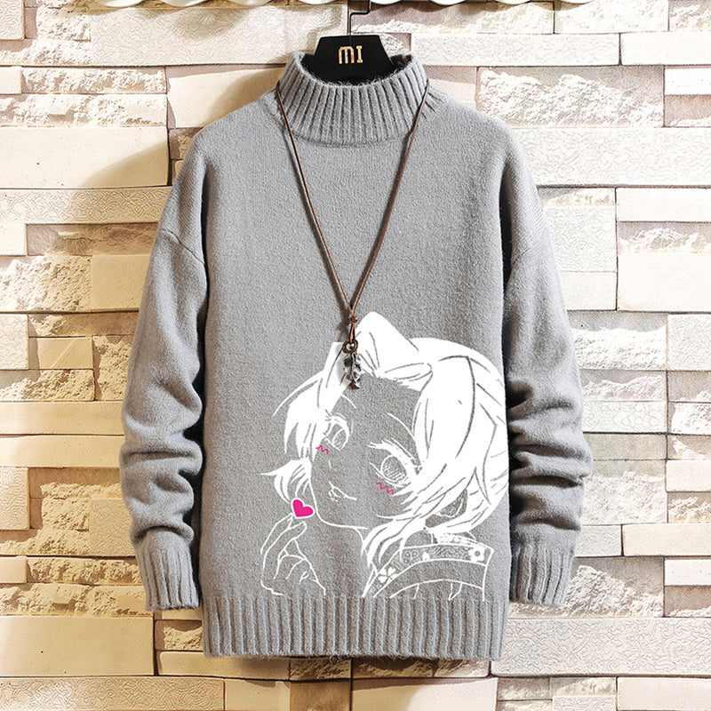 Men's Trendy Warm Fleece Thick Sweater