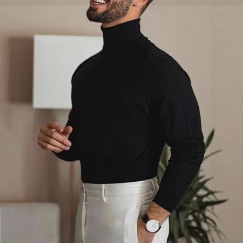 Autumn And Winter Turtleneck Cotton Sweater