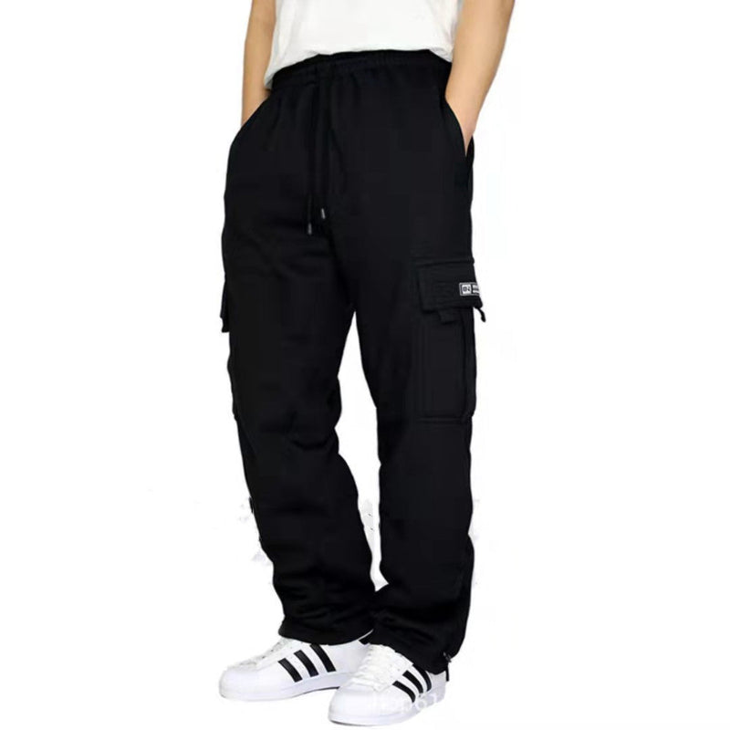 Men Stretch Elastic Waist Jogger Sports Pants