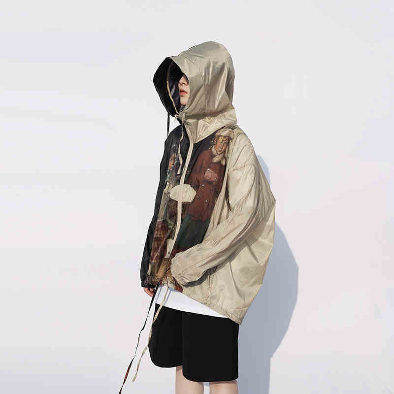 Men's Summer Thin Breathable hoodie