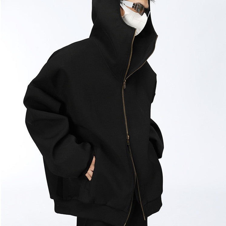 Maillard Wide Hooded Jacket
