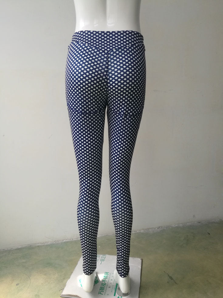 Sexy women explosive fashion wave point sports leggings pants