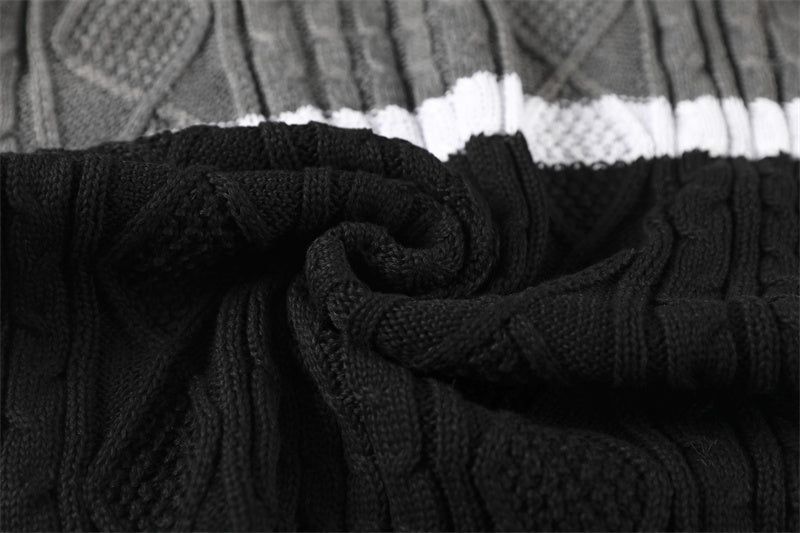 Men Casual Knitted Soft Cotton pullover Sweater