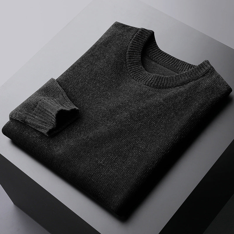 Men's Autumn And Winter Thermal Head Cover Half Turtleneck sweater