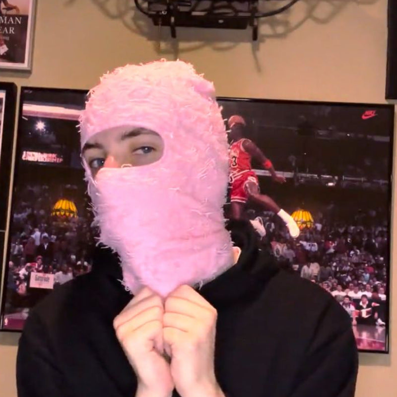 Balaclava Men's And Women's Knitted Camouflage Headgear Wool Hat