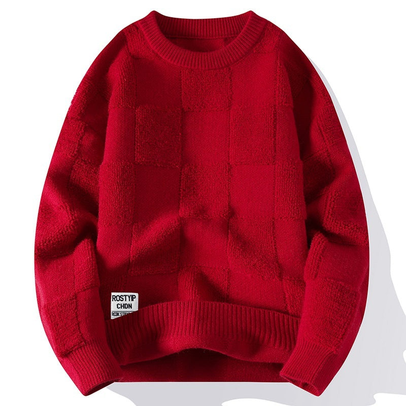 Round Neck Sweater Men