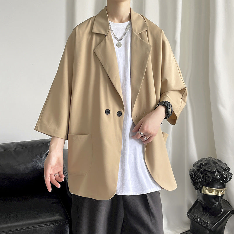 Leisure Fashion Loose Three-quarter Sleeve Suit Jacket