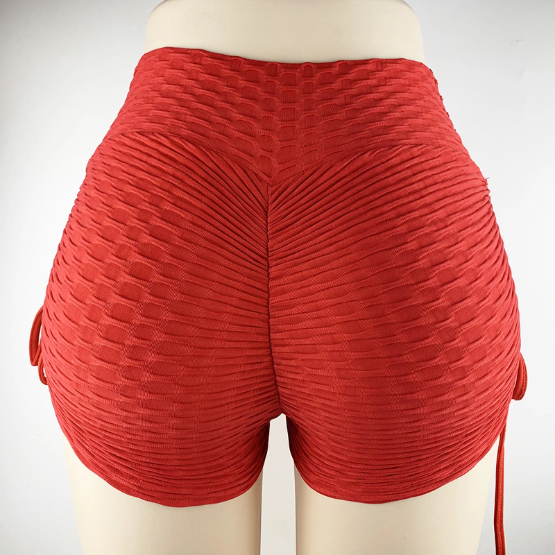 sexy Stitching Slim-Fit Yoga Pants Three-Point Bow Shorts