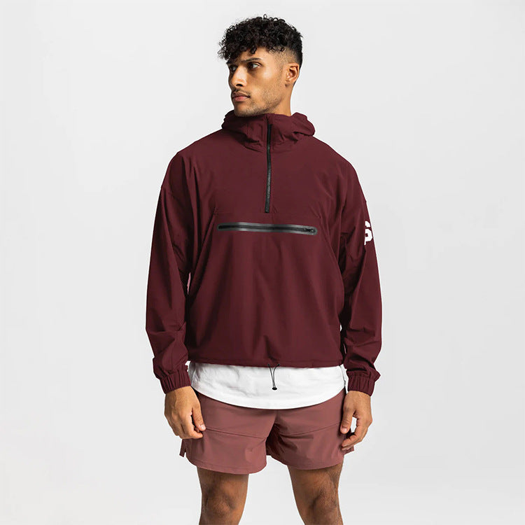 Multi-pocket Casual Long Sleeve Men's hoodie