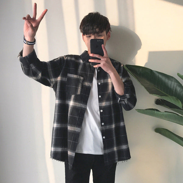 Loose And Versatile Student Handsome Shirt