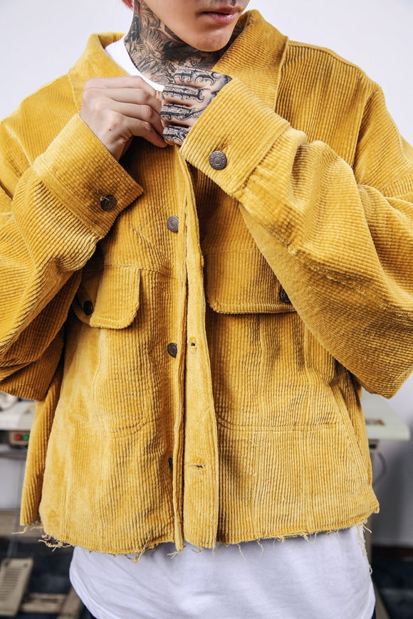 Men & Women Hip Hop CUT OFF Jacket