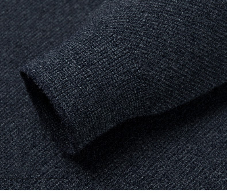 Men's Thick Woolen Sweater Middle-aged Business sweater