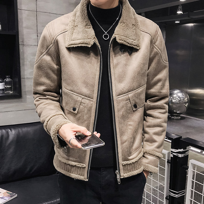 Men's Cotton Leather Jacket