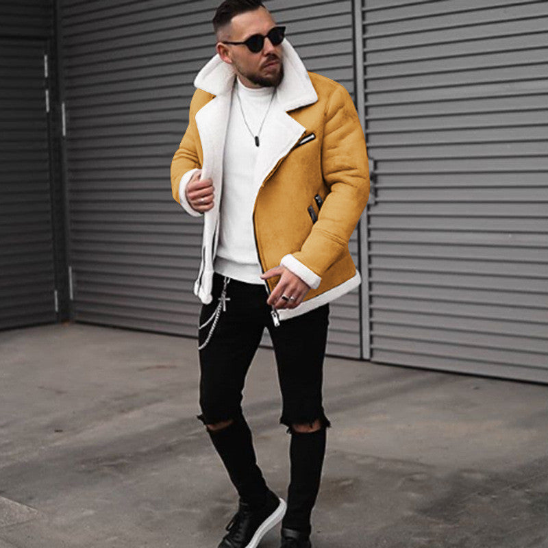 Lapel Warm Jacket