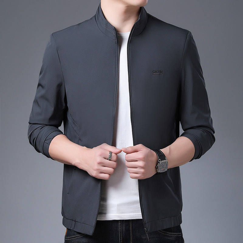 Men's Jacket Casual Top Stand Collar